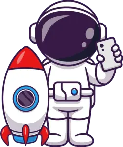 Astronauta flutuando