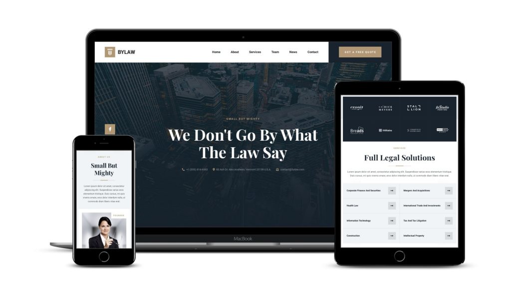 Criação de site para advogados